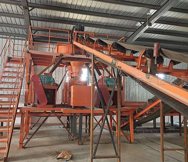 豬糞有機肥發酵造粒生產線