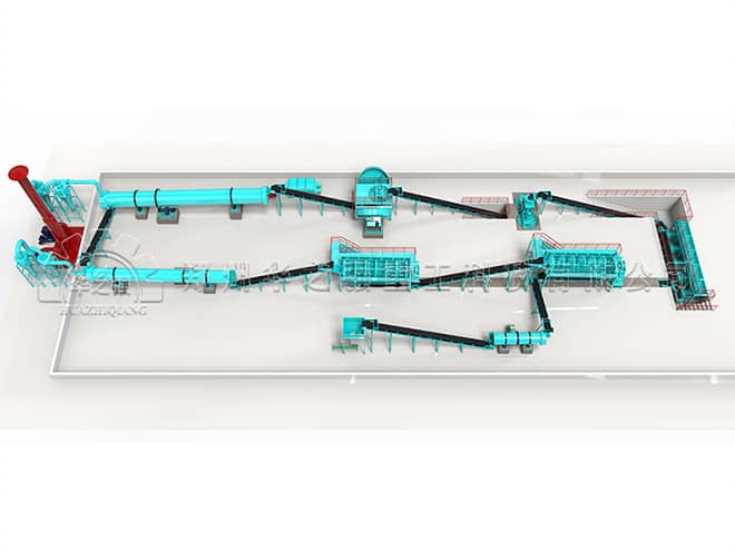 有機肥圓盤造粒生產工藝